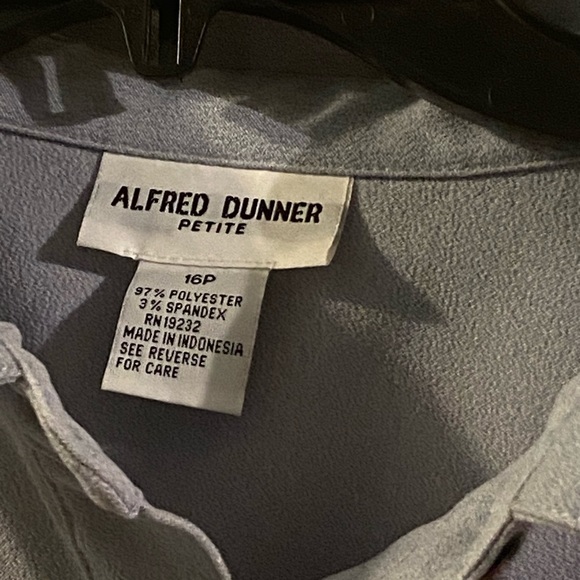 Alfred Dunner Sz 16P Microsuede Top VGUC ๐๐ - Picture 7 of 10